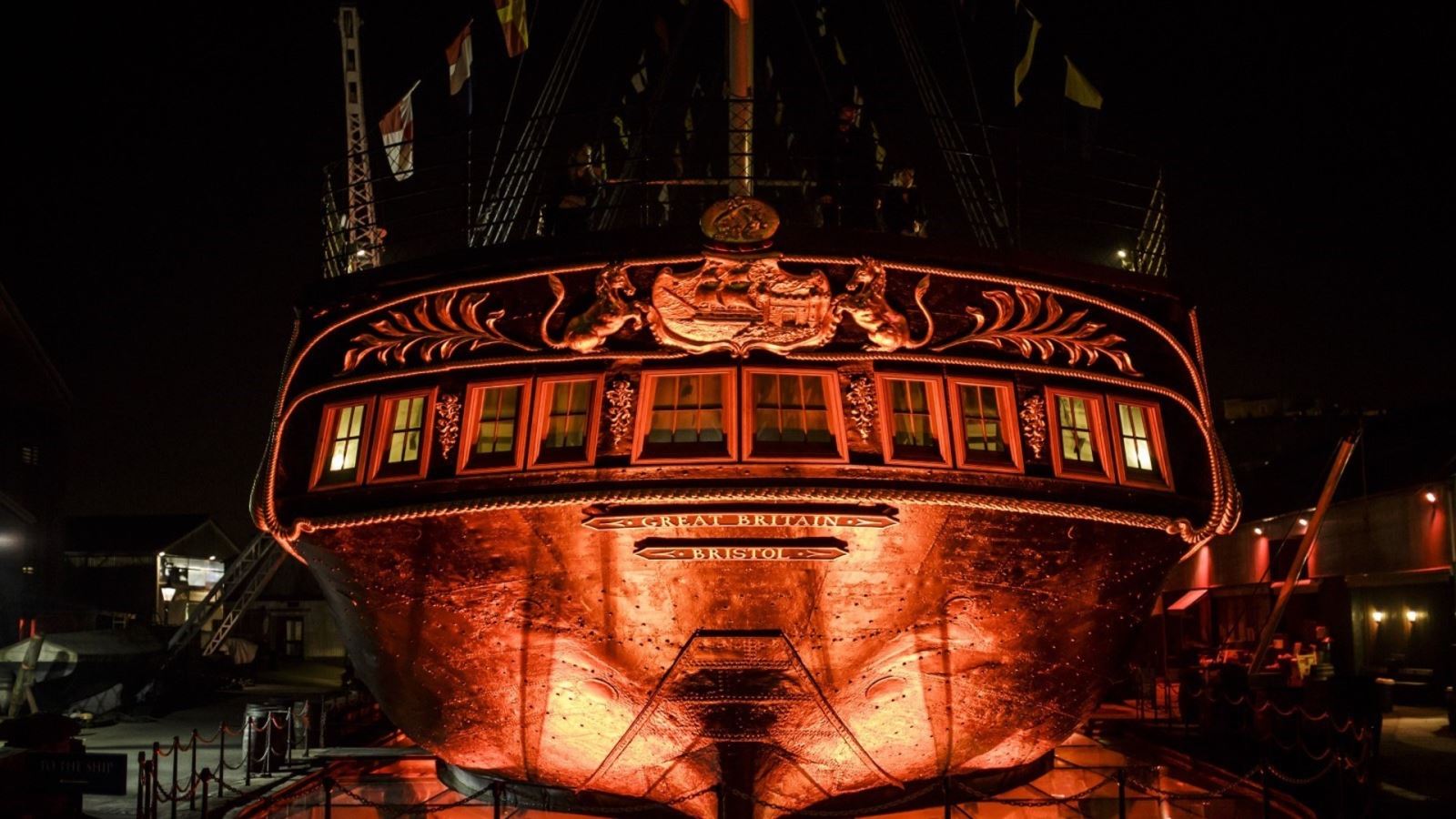 The SS Great Britain embraces her spooky side this Halloween